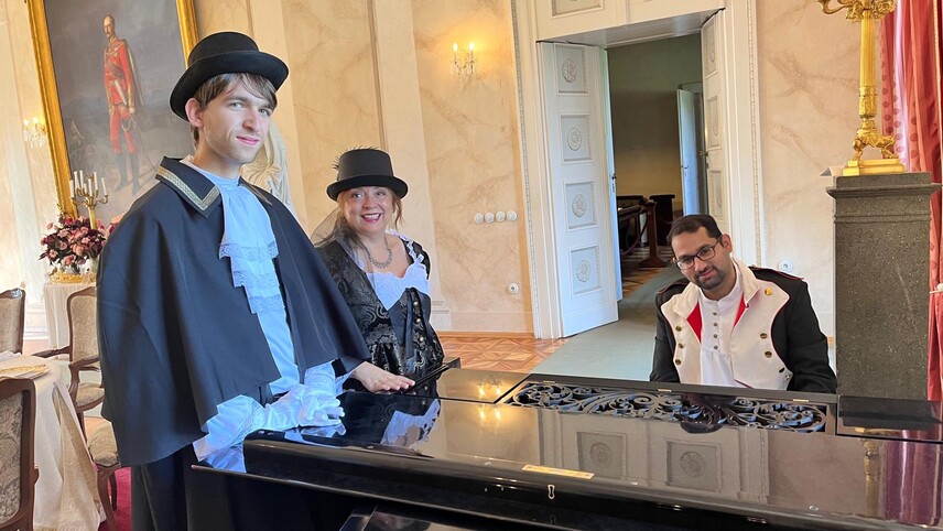Kostýmované prohlídky na zámku Kynžvart | © Martina Karasová Kostýmované prohlídky na zámku Kynžvart | © Martina Karasová